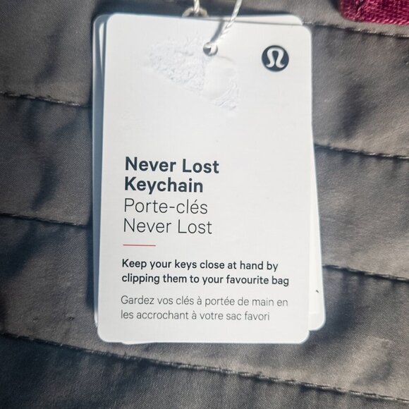 NWT Never Lost Keychain - Deep Luxe/Gold/Bone - Picture 3 of 4